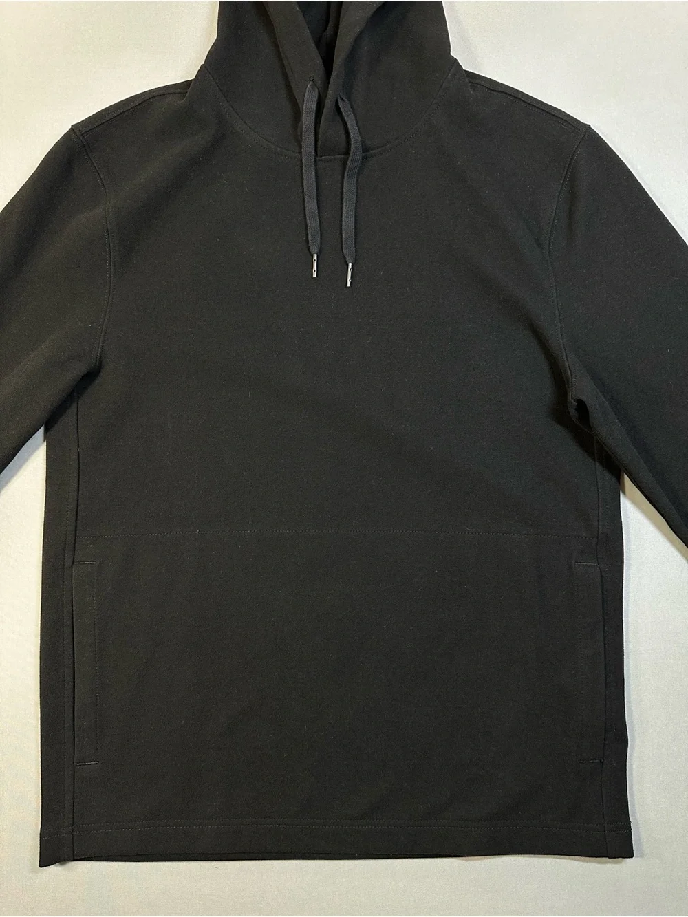 J Crew Seaboard Soft-Knit Hoodie, Soft, Black - Mens Small